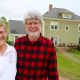 Carrie Caunce and Malcolm Hiseman stand in front of the Briarcliffe Inn.